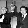 Die IPPNW-Gründer Bernard Lown und Evgeny Chasow nahmen am 10.12.1985 in Oslo den Nobelpreis entgegen. Foto: IPPNW