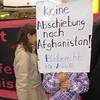 Demonstration gegen Abschiebungen nach Afghanistan am 14.12.2016 am Frankfurter Flughafen. Foto: IPPNW